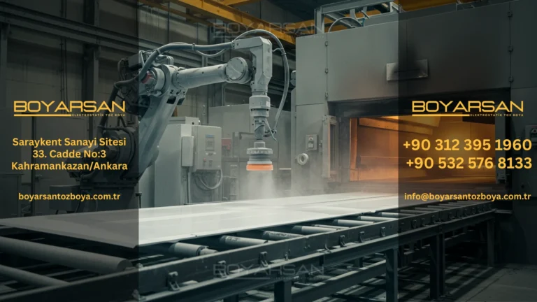 Elektrostatik Toz Boya ile Hızlı ve Kaliteli Kaplama