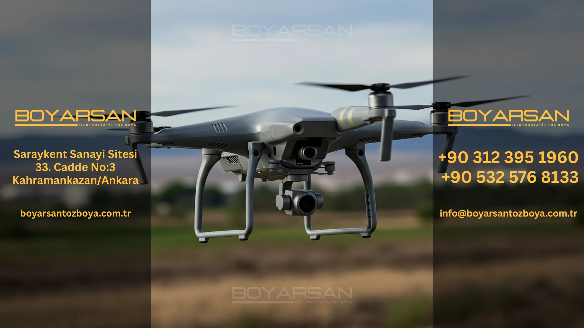 Dron Teknolojilerinde Elektrostatik Toz Boyama