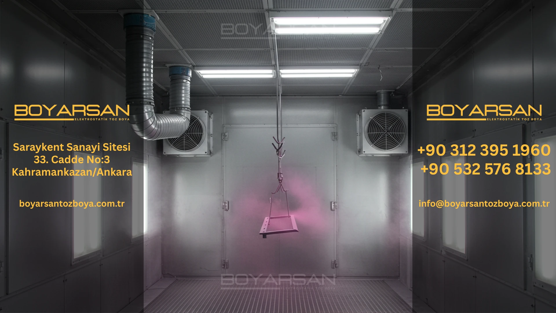 Kazan Elektrostatik Toz Boya