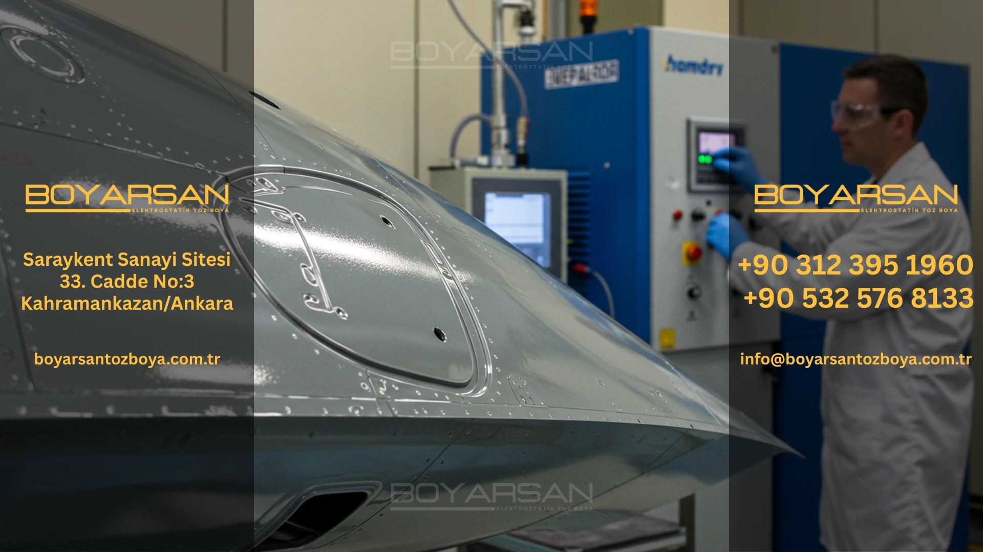 Liman Vinçlerinde Toz Boya Kullanımı