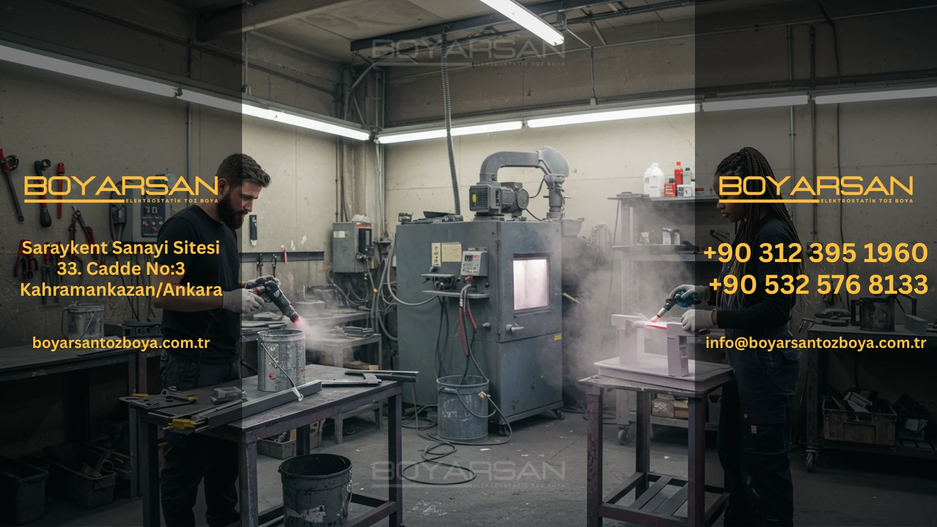 Elektrostatik Toz Boya Cihazı