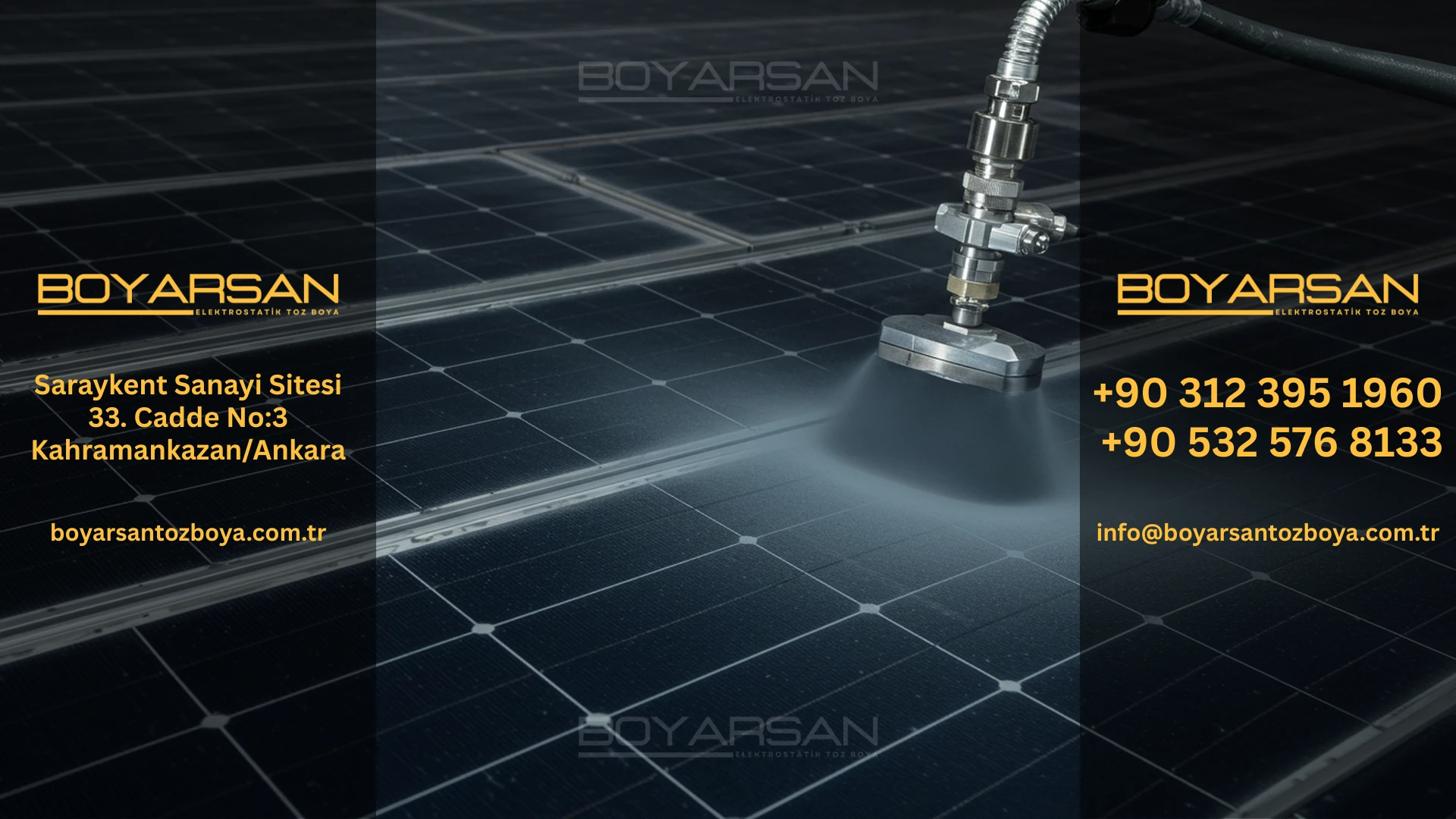 Renk Değiştiren Toz Boya Uygulaması